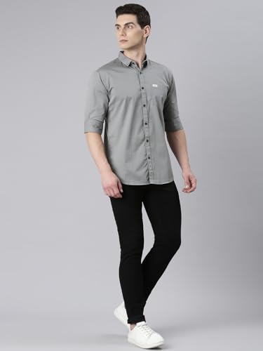 Image of Majestic Man Men Classic Slim Fit Pure Cotton Casual Shirt