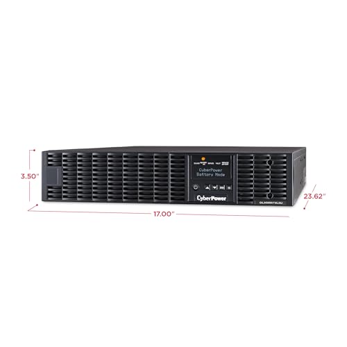 Image of CyberPower OL3000RTXL2U Smart App Online UPS System, 3000VA /2700W, 7 Outlets, 2U Rack /Tower