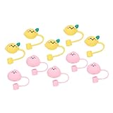Photo Gallery heallily 10 tappi in silicone per cannucce, riutilizzabili, leggeri e convenienti, per l uso quotidiano e la decorazione Photo Gallery heallily 10 tappi in silicone per cannucce, riutilizzabili, leggeri e convenienti, per l uso quotidiano e la decorazione