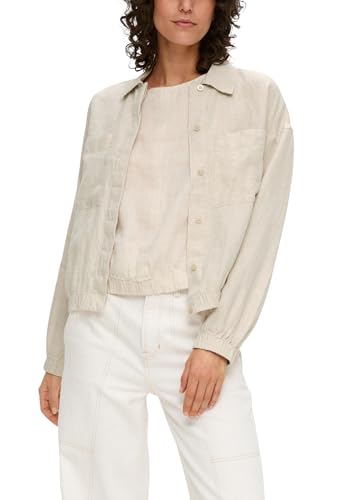 Veste chemise en lin femme s.Oliver veste légère été taille 48 couleur 8105