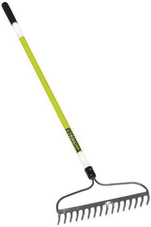 Forged 16"/16 Tine, 60" Premium Fiberglass Handle with 3M Retroreflective Tape