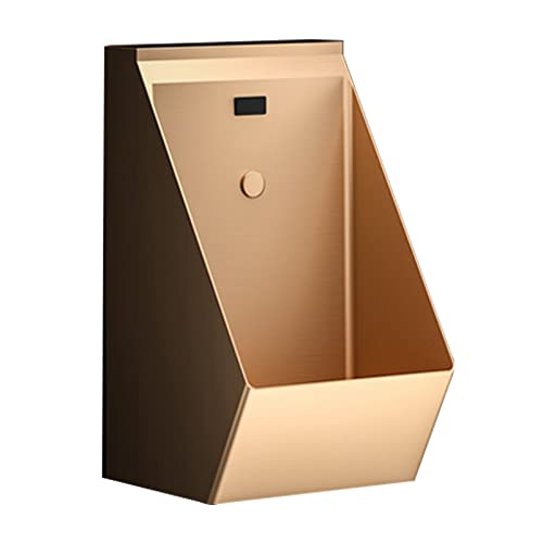 OTQEFTN Wall Mounted 304 Stainless Steel Urinal,Automatic Sensor Urinal Toilet,Efficient Flushing Urinal,Vertical Toilets, Commercial Small Drainage Toilets