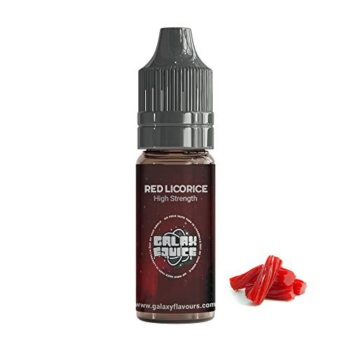 Saborizante de regaliz rojo - Saborizante alimentario de alta potencia - Más de 230 sabores - Botella de 10 ml.