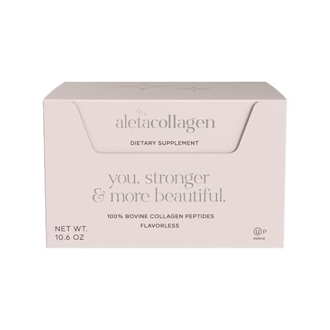 Aleta Collagen Kosher Collagen-Powder, 30 Count, Nutritional Supplement, Flavorless, Promotes Hair, Skin, Nails & Joint Health (2 Boxes) Cover