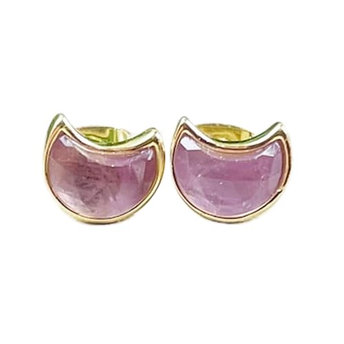 Boucles d'oreilles améthyste naturelle pour un style minimaliste chic