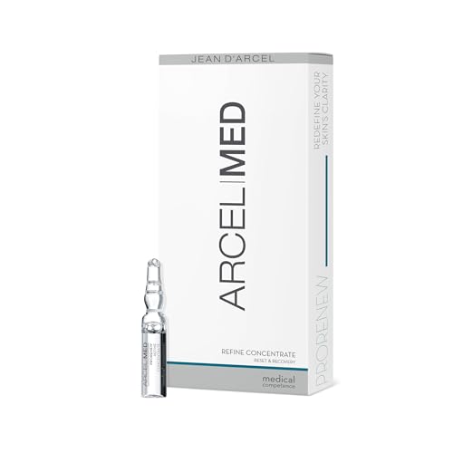 JEAN D'ARCEL ARCELMED Ampullen Set - Refine Concentrate 7 x 2 ml - Reduziert überschüssigen Talg - Spendet Feuchtigkeit - Für eine ebenmäßige Haut