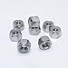 Kuprowin #8-32 Lock Nuts,304 Stainless Nylon Insert Locknuts for Bolts, Nylock Nuts 120 Pack