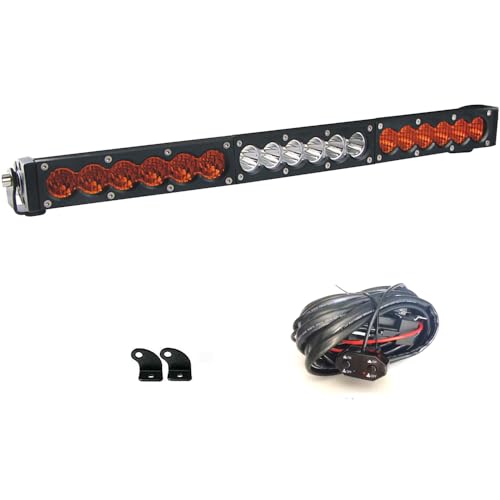 Single Row LED Light Bar 20" White Amber Yellow Combo Headlight Fog Work Driving Lamp Off-Road 4WD Van UTE Truck Pickup Cab ATV SUV UTV Bus Wagon Buggy Wiring Kits