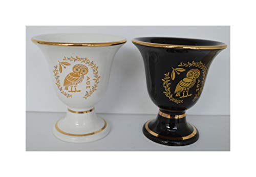Talos Artifacts Pitágoras - Taza de pitágoras, diseño de búho de la diosa