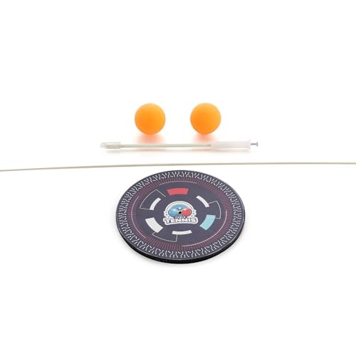 Image of Table Tennis Trainer Toys for Kids & Adults | Rebound Rackets and Balls Base Training Practice Set | Outdoor Indoor Games for Boys & Girls