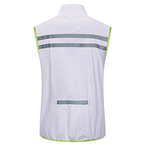 Image of bpbtti Men's Hi-Viz Safety Running Cycling Vest Sleeveless Windbreaker vests- Windproof and Reflective