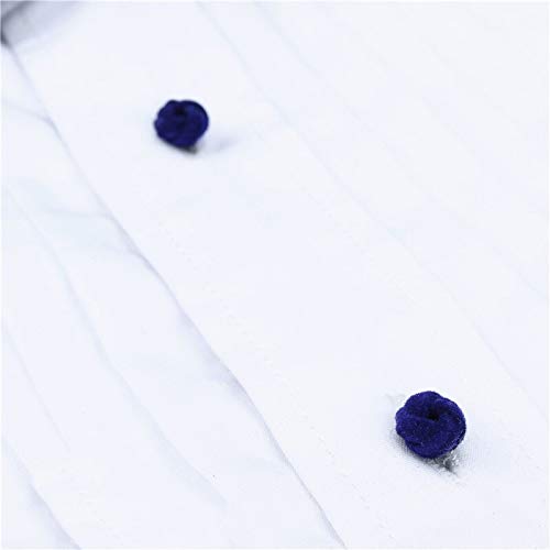 QHKS Uomo Camicia dello Smoking Gioielli gemello