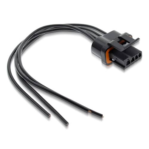 MOTOALL Lead Wire Repair Harness Voltage Regulator Connector Plug Wiring Pigtail 4 Way Female for Alternator GM Buick Chevrolet Chevy Cadillac Pontiac GMC Saturn CS130 CS121 CS144 1986-on