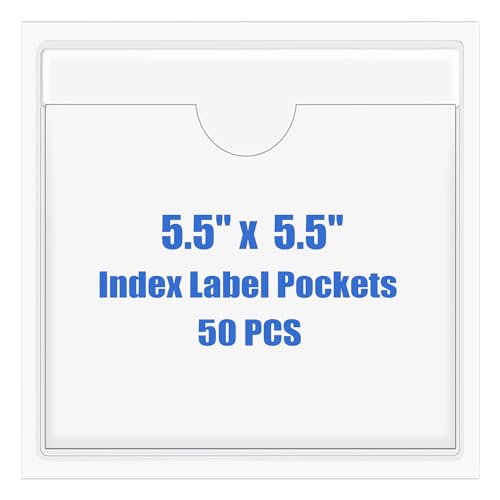Pochettes autocollantes contre la poussière pour sceller vos produits de dimensions 14x14