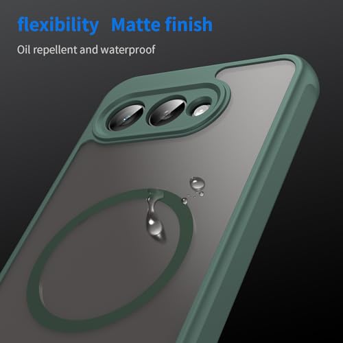 Image of Compatible with T-Mobile Revvl 8 Case Cover,Compatible with MagSafe,Anti-Fall,Compatible with T-Mobile T Phone 3 5G Cell Protective Phone Case Green