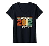 Photo Gallery donna vintage 2012 original parts birthday 2012 men women vintage maglietta con collo a v Photo Gallery donna vintage 2012 original parts birthday 2012 men women vintage maglietta con collo a v