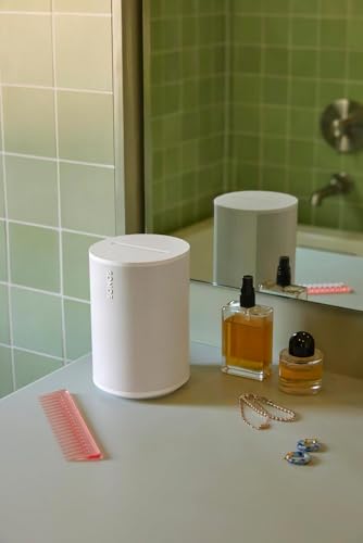 Image of Sonos Era 100 SL - Compact, Microphone-Free Speaker with WiFi, Bluetooth - White