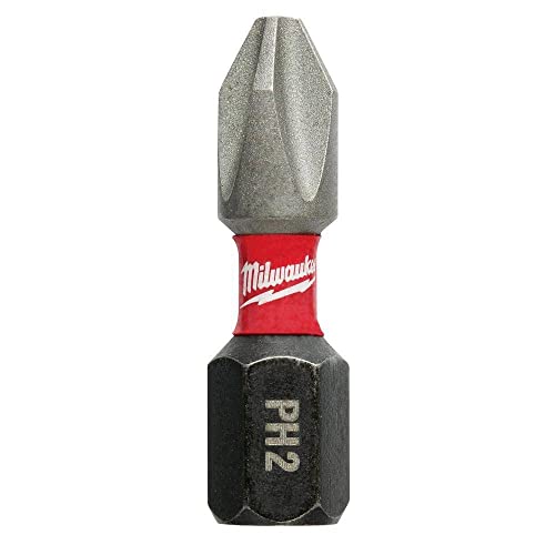 Milwaukee 48-32-4604#2 Phillips Shockwave Insert Bit Contractor (25-Pack) #TOP1