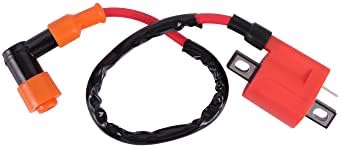 GOOFIT 90 Degree Ignition Coil With Shield For CG 125cc-250cc Vertical Engine ATVs & Dirt Bikes
