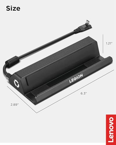 Legion Go USB-C Hub Dock for Legion Go – 6-in-1 Dock, Port Expansion, Charging, Video, Ethernet Support