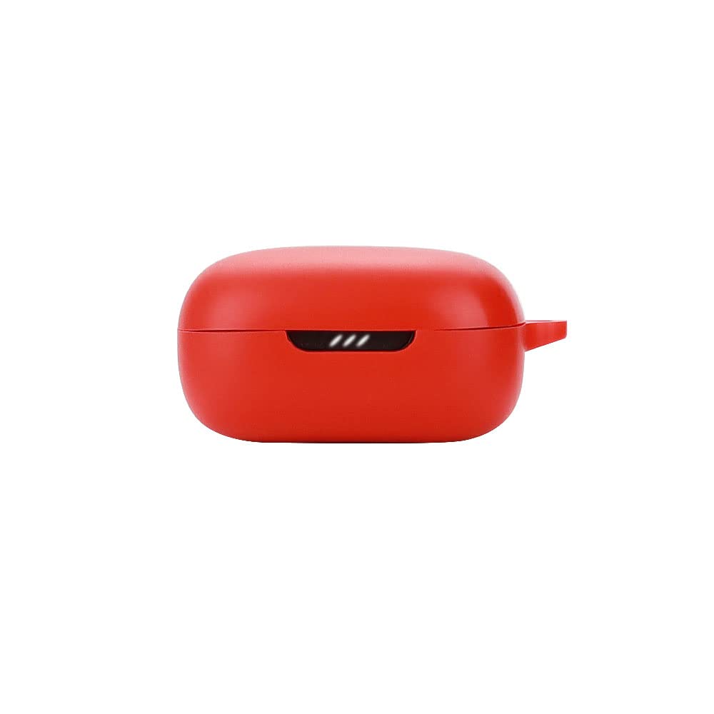 Silicone Case ​with Keychain for Women Girls Men Boys for JBL Live Free 2 TWS Case Cover Accessories Silicone Skin for JBL Live Free 2 TWS