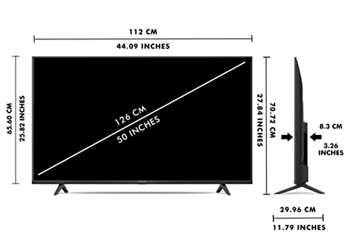 Image of iFFALCON 126 cm (50 inches) 4K Ultra HD Certified Android Smart LED TV 50U61 (Black)
