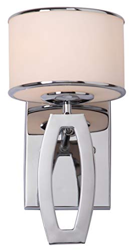 Safavieh Lighting Collection Lenora Modern Chrome Bedroom Bathroom Vanity Hallway Foyer Living Room Wall Sconce Set Of 2 (Led Bulb Included) #TOP3