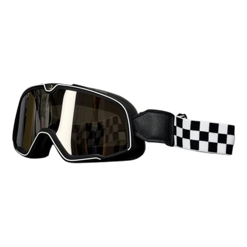 Genérico Lunettes pour casque de moto cross | Sport rétro pour vélo de montagne - Coupe-vent et poussière pour moto dirtbike pour homme et femme