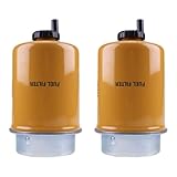 Femjork 2PCS Fuel Filter RE533026 Compatible with John Deere 318D 319D 320D 323D 326D 328D 329D