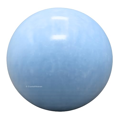 Image of Certified Blue Calcite Crystal Ball for Meditation - Premium Crystal Vastu Items for Home and Feng Shui Items for Good Luck - Ideal for Pooja Supplies and Spiritual Practices (1.5 inch Inch)