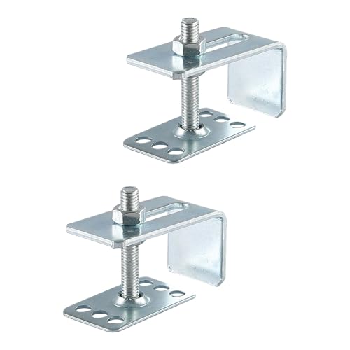 Sharplace Supports de Clips d'évier sous plan, 2 pièces, Support d'installation d'évier en céramique, fixation à Clips de lavabo, UN