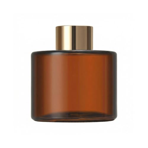 Botellas de vidrio ámbar redondas 120ml para difusor