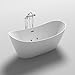 Produktbild HOME DELUXE - freistehende Badewanne mit Whirlpoolfunktion - OVALO PLUS - Maße 180 x 90 x 72 cm - inkl. komplettem Zubehör I Whirlwanne, Whirlpool für 2 Personen, Jacuzzi