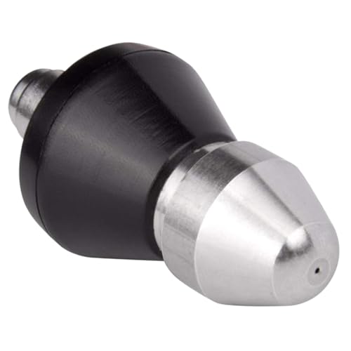 Kisangel Boquilla de de Alta Presión de Acero Inoxidable para Limpieza de Tuberías y Lavadora Compatible con Mangueras de Jardín Fácil Instalación y Práctico