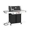 Weber Genesis E-325 Natural Gas Grill for Outdoor Cooking, 3 Burners, Black – Porcelain-Enameled, Cast-Iron Grates, PureBlu Burners & Sear Zone
