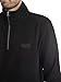 Superdry Men's Essential Logo Henley Sweatshirt, Black, XXL