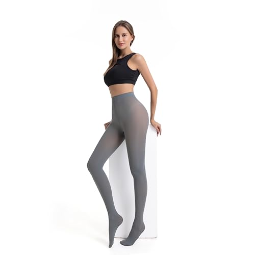 Image of Frola Semi Opaque Tights for Women 40 Denier Matte Solid Color Pantyhose Soft Stockings Nylons Under Dress