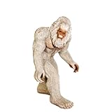 LM Treasures White Abominable Snowman Yeti Life Size Resin Statue Mythical Fairytale Winter Wonderland Theme Display Prop Home Decor