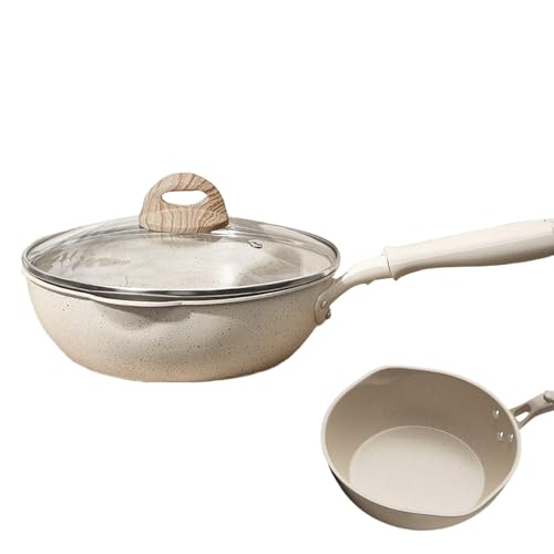 Non-Stick Skillet, Versatile Non-Stick Omelette Skillet Frying Pan, Iron+Coating Easy Clean Cookware for Home, Dorm, and Restaurant Use, Ideal Kitchen Gadgets for Effortless Cooking, 46x26x8cm