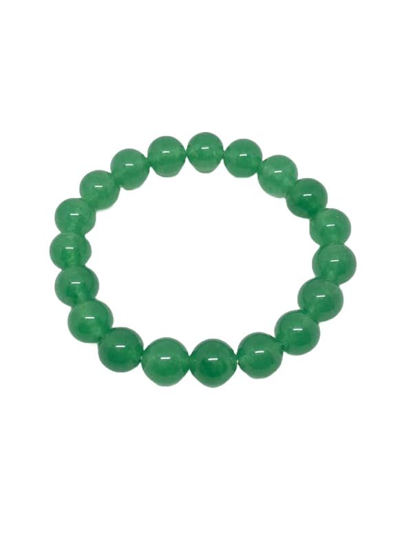 Bracelet onyx vert 8mm et perles de guérison en cristal naturel pour homme et femme