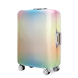 Hearda Funda Maleta Elástica,Patrón de Degradado Funda para Maletas 18-32 Pulgadas,Cubierta de Equipaje Reutilizable,Viajar Protectora Anti-Rasguños Anti Polvo (Colorido 5,XL(29-32pulgadas))