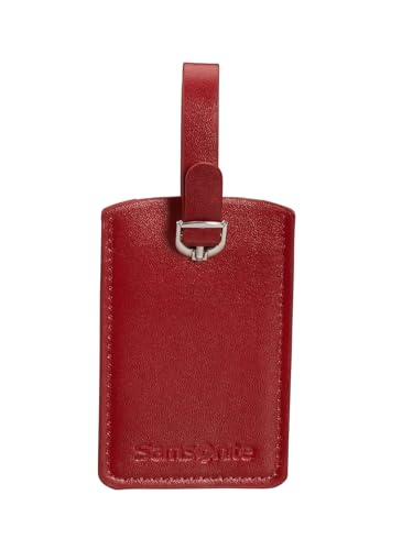 Samsonite Global Travel Accessories - Gepäcketikett, 2er-Pack, Rot