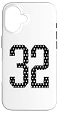 Photo Gallery numero 32 sports team 32nd jersey varsity birthday football custodia per iphone 16 Photo Gallery numero 32 sports team 32nd jersey varsity birthday football custodia per iphone 16