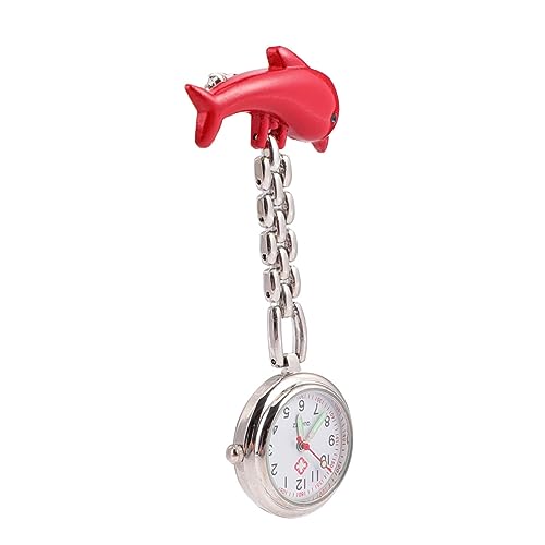 DEARMAMY Montre De Poche Lumineuse à Accrocher pour Homme Motif Dauphin Design Créatif