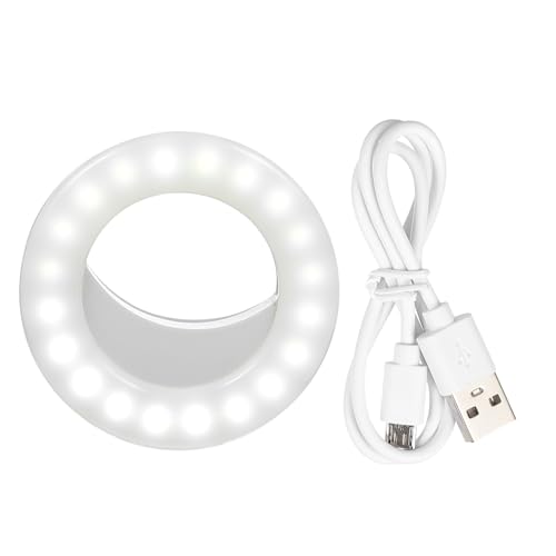 SEWACC Led Fill Light for Streaming Photo Selfie Phone Conference Live Streaming Light