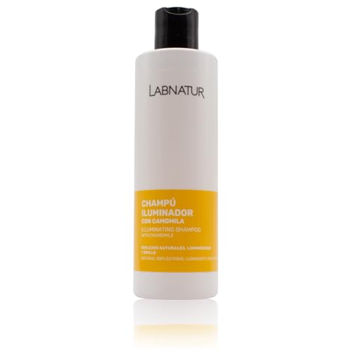 Labnatur Champú Camomila - Reflejos Rubios Naturales - Aporta Luminosidad, Limpia y Suaviza - Natural y Vegano - Fabricado en España - 250 ml