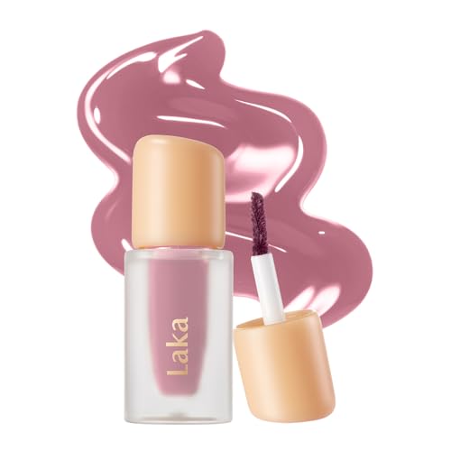 Image of Laka Fruity Glam Tint Mini | Glowing Korean Lip Tint with Hydrating Lightweight Texture | Buildable Color, Non-Sticky High Shine Gloss | K-Beauty Korean Makeup | #186 Ballet, 0.07oz