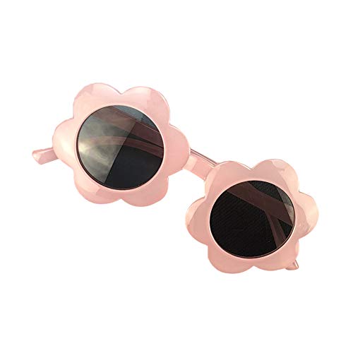 BULINGNA Fashion Toddler Kids Unisex Baby Flower Shaped Round Sunglasses Anti-UV Eyewear Glasses for Boys Girls 3-12T3