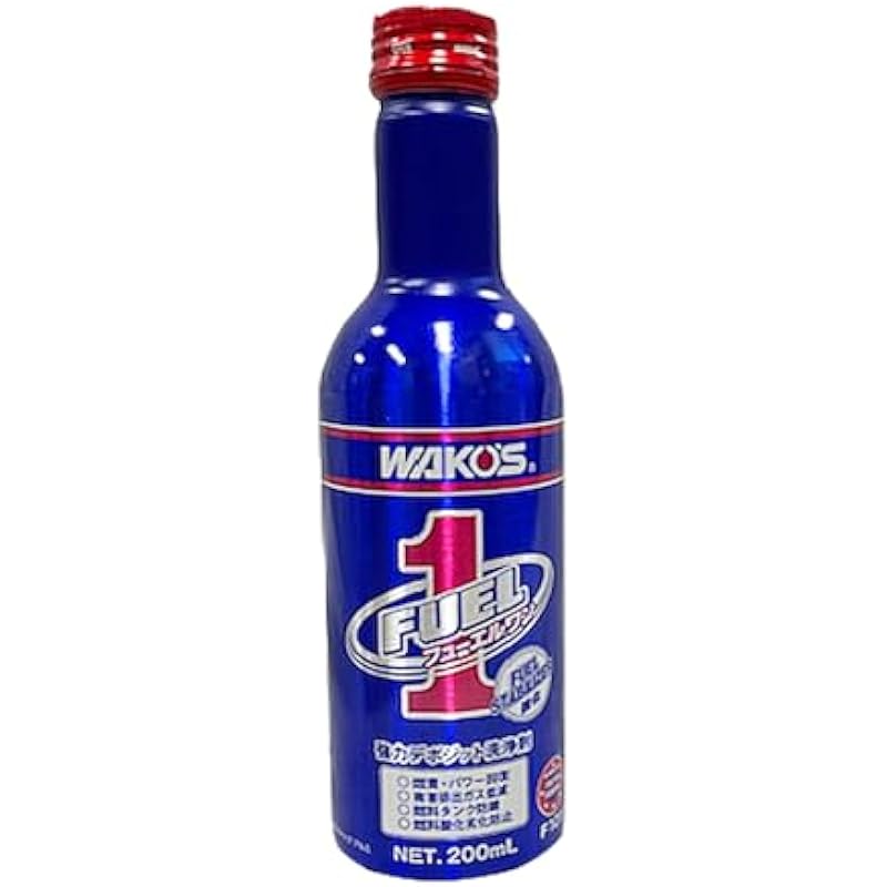 Wako의 F-1 연료 1 가솔린 2 사이클 4 디젤 청소 첨가제 200ml F101