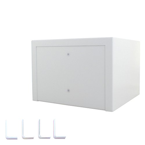 Rottner Möbeltresor HomeStar B300, Elektronikschloss, Lichtgrau, BxH 400x280 mm, Befestigungsmaterial inklusive, bedingter Feuerschutz, 1 Fachboden